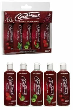Doc Johnson GoodHead The Ultimate Blow Job Gel (5 Pack)