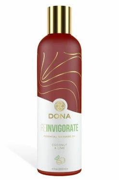 DONA Reinvigorate Massage Oil - Coconut Lime (120ml)