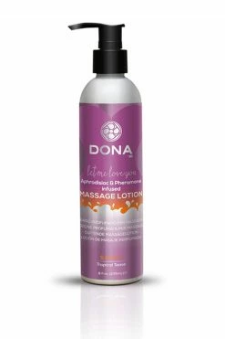 DONA 235ml Tropical Tease Massage Lotion - Sassy Aroma