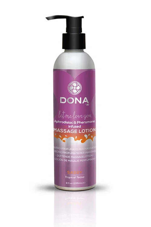DONA 235ml Tropical Tease Massage Lotion - Sassy Aroma 3 DONA 235ml Tropical Tease Massage Lotion - Sassy Aroma