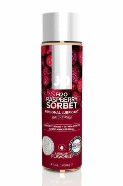 JO Raspberry Sorbet - Water-based Flavored Lubricant 4 Oz/120ml