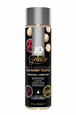 JO White Chocolate Raspberry Truffle - Water-based Flavoured Lubricant 4 Oz / 120 ml