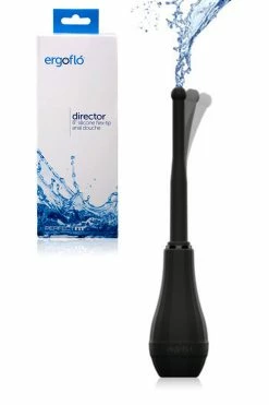 Perfect Fit Ergoflo Director Anal Douche with 8" Silicone Flex-Tip