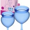 Satisfyer Feel Good Silicone Menstrual Cups (2 Pce) -Basics Emporium large 1 22