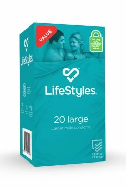 Lifestyles Large Condoms (20 Pack)