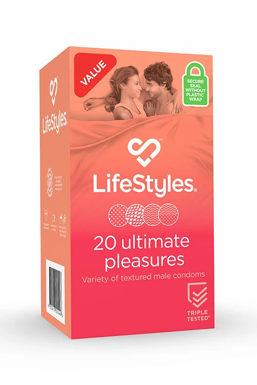 Lifestyles Ultimate Pleasures Condoms (20 pack) 3 Lifestyles Ultimate Pleasures Condoms (20 pack)