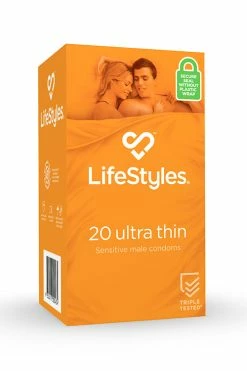 Lifestyles Ultra Thin Condoms (20 Pack)
