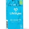 Lifestyles Closer Fit Condoms (10 Pack) -Basics Emporium large 1 34