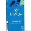 Lifestyles Regular Condoms (10 Pack) -Basics Emporium large 1 35