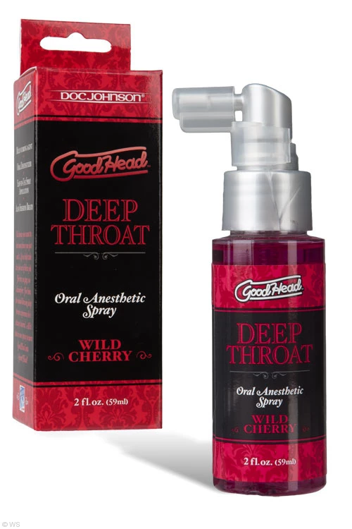 Doc Johnson GoodHead Deep Throat Spray - Cherry (2 oz.) 3 Doc Johnson GoodHead Deep Throat Spray - Cherry (2 oz.)