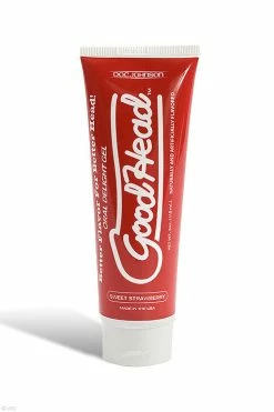 Doc Johnson GoodHead The Ultimate Blow Job Gel - Strawberry (4.oz)