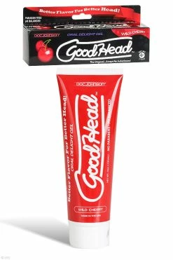 Doc Johnson GoodHead The Ultimate Blow Job Gel - Cherry (4.oz)