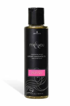 Sensuva Pink Grapefruit & Vanilla Bean Massage Oil (125ml)