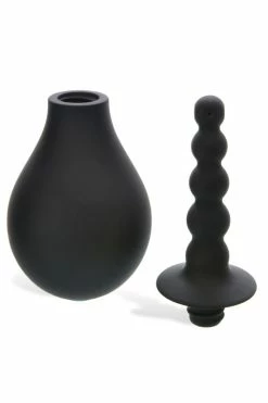 Adam and Eve Silicone Douche with 3.25" Beaded Tip -Basics Emporium large 3 18