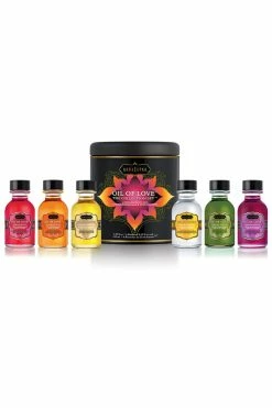 Kama Sutra Set of 6 Flavoured Warming Body Oils (22ml each) -Basics Emporium large 4 17