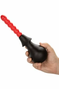 California Exotic Ribbed Anal Douche with 2 Attachments -Basics Emporium large 6 1