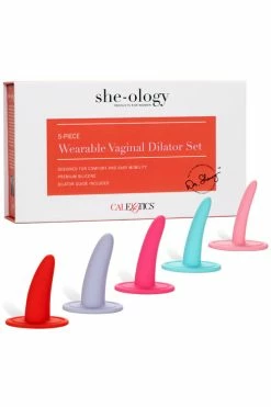 California Exotic She-Ology Wearable Vaginal Dilator Set (5 Pce) -Basics Emporium large 6 3